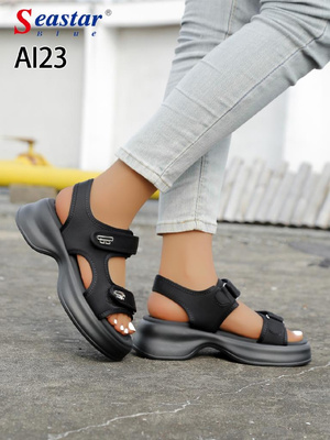 Sandały damskie AI23.BLACK (36/41,12par)