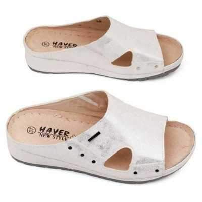 Klapki damskie 7ADE924-7.SILVER (36/41,12par)