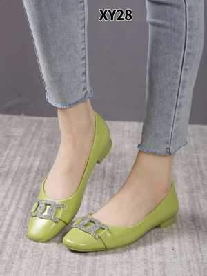 Balerinki damskie 7AXY28.GREEN (36/41,12par)