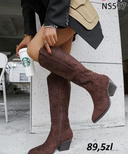 Kozaki damskie 7ANS597.BROWN (36/41,8par)