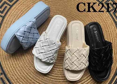 Klapki damskie 7ACK217.BEIGE (36/41,12par)