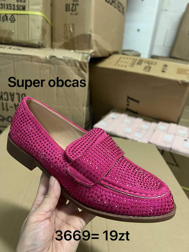Balerinki damskie  7A3669.FUSHIA  (36/41,12par)