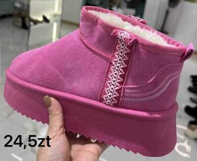 Botki damskie 7AUA1833.FUSHIA (36/41,12par)