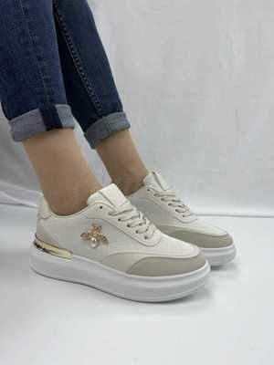 Buty sportowe damskie 7AJDJ-16.BEIGE (36/41,12par)