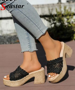 Klapki damskie G221.BLACK (36/41,12par)