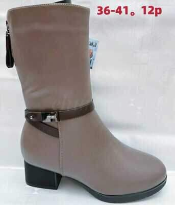 Botki damskie 7AD3135.BLACK (36/41,12par)