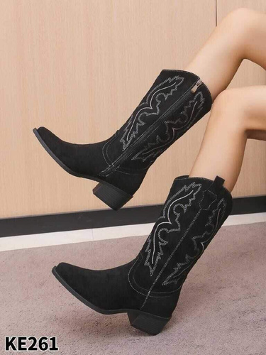 Kozaki damskie KE261.BLACK (36/41,12par)