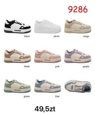 Buty sportowe damskie 7A9268.KOLORDOWYBORU (36/41,12par)