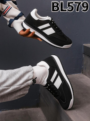 Buty sportowe damskie  7ABL579.BLACK  (36/41,12par)