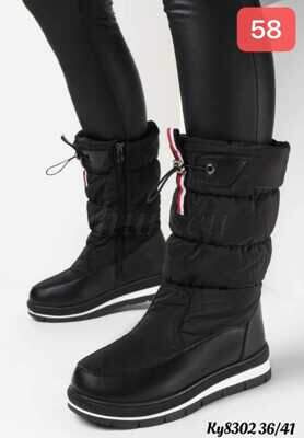 Botki damskie 7AKY8302.BLACK (36/41,12par)