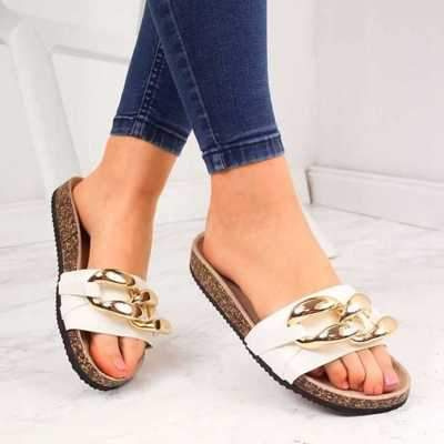 Klapki damskie 7A2855.WHITE (36/41,12par)