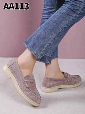 Balerinki damskie 7AAA113.KHAKI (36/41,12par)