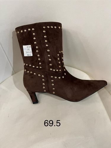 Botki damskie ocieplane 7A5706.BROWN (36/41,12par)