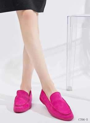 Balerinki damskie 7AC706-5.FUSHIA (36/41,12par)