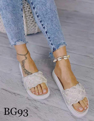 Klapki damskie 7ABG93.WHITE (36/41,12par)