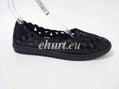 Balerinki damskie 7A11041-21.ALLBLACK (36/41,12par)