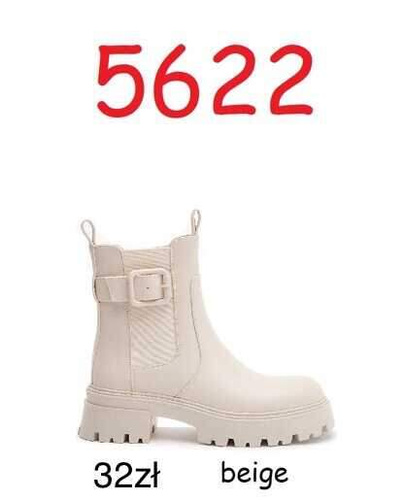Botki damskie 7A5622.BEIGE (36/41,12par)
