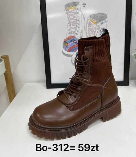 Botki damskie 7ABO-312.BROWN (36/41,12par)