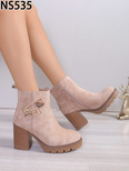 Botki damskie NS535.BEIGE (36/41,12par)