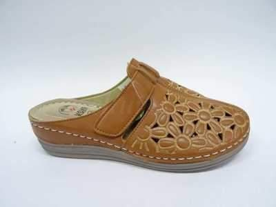 Klapki damskie 7A6928-8.CAMEL (36/41,12par)