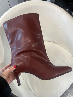 Botki damskie ocieplane 7ARB111.WINE (36/41,12par)