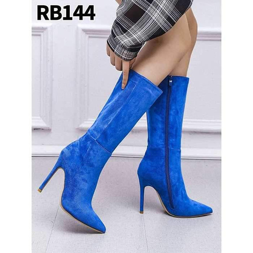 Botki damskie 7ARB144.BLUE Ocieplane (36/41,12par)