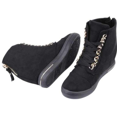 Botki damskie R193-2.BLACK/GOLD (36/40,8par)
