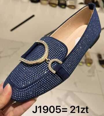 Balerinki damskie 7AJ1905.BLUE (36/41,12par)