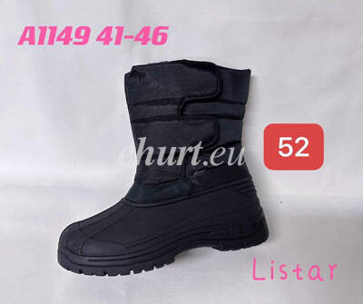 Botki męskie   9AA1149.BLACK  (41/46,12par)