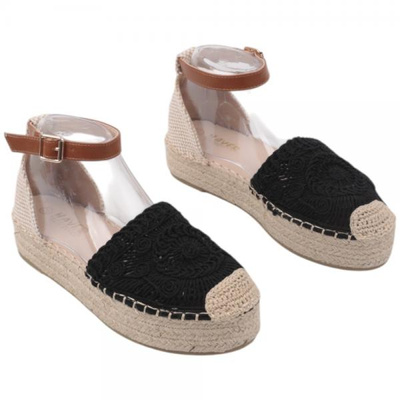 Sandały damskie F205-1.BLACK (36/41,12par)