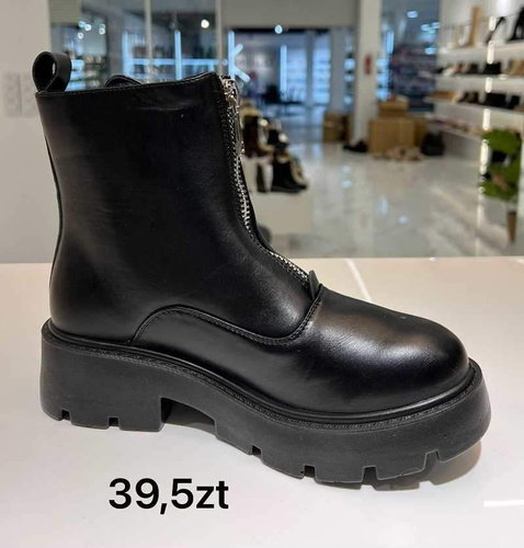 Botki damskie 7AK89.BLACK Ocieplane (36/41,12par)