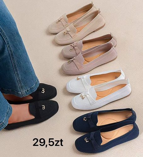 Balerinki damskie 1241.KOLORDOWYBORU (36/41,12par)