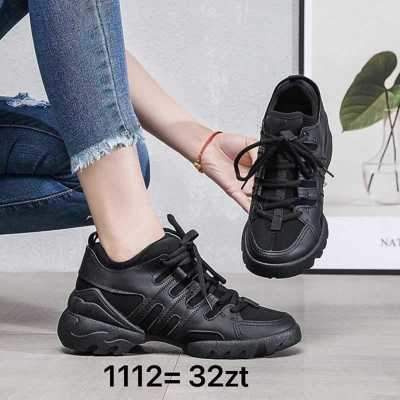 Buty sportowe damskie 7A1112.BLACK (36/41,12par)