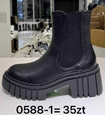 Botki damskie 7A0588-1.BLACK (36/41,12par)