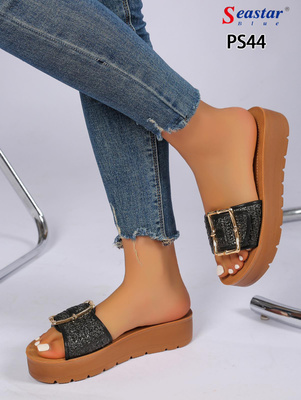 Klapki damskie PS44.BLACK (36/41,12par)