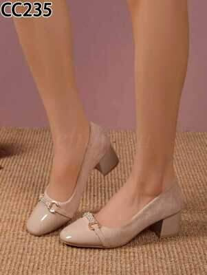 Czółenka damskie 7AC235.KHAKI (36/41 12par)