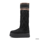 Botki damskie HY885.BLACK ocieplane (36/41,12par)