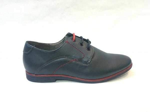 Półbuty chłopięce AB121C-10.NAVY/RED (31/36,8par)