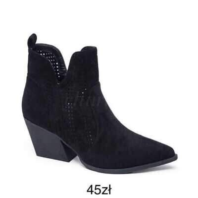 Botki damskie    7ARQ466.BLACK  (36/41,12par)