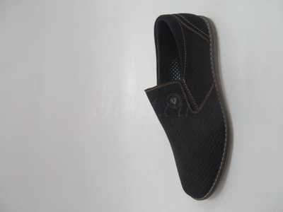 Półbuty męskie 9AM837-3.BLACK/BROWN (41/46,12par)