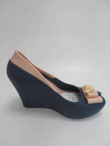 Czółenka damskie 7AKM111-3.NAVY/BEIGE (36/40,8par)