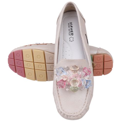 Mokasyny damskie MH23-16.BEIGE (36/41,12par)