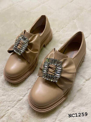 Półbuty damskie  7ANC1259.KHAKI (36/41,12par)