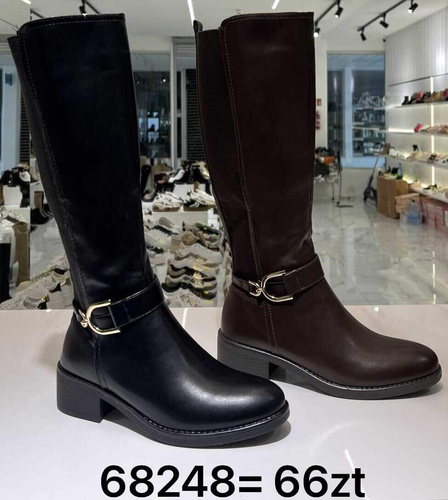 Kozaki damskie 68248.BROWN (36/41,12par)