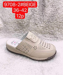 Klapki damskie 7A9708-2.BEIGE (36/42,12par)