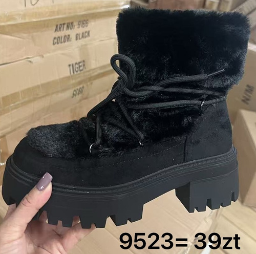 Botki damskie 9523.BLACK (36/41,12par)