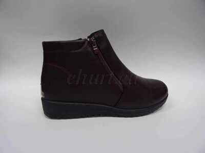 Botki damskie   7A301-2.BROWN    (36/42,12par)