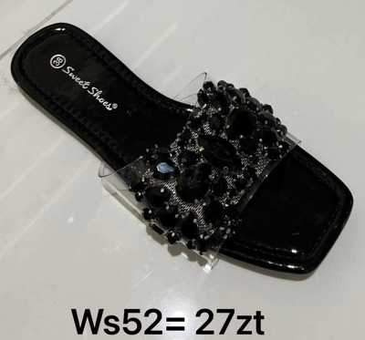Klapki damskie 7AWS52.BLACK (36/41,12par)
