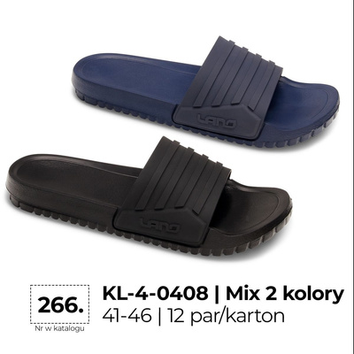 Klapki męskie 9AKL-4-0408.MIX (41/46,12par)