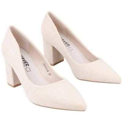 Czółenka damskie 7ASY41A-9.BEIGE (36/41,12par)